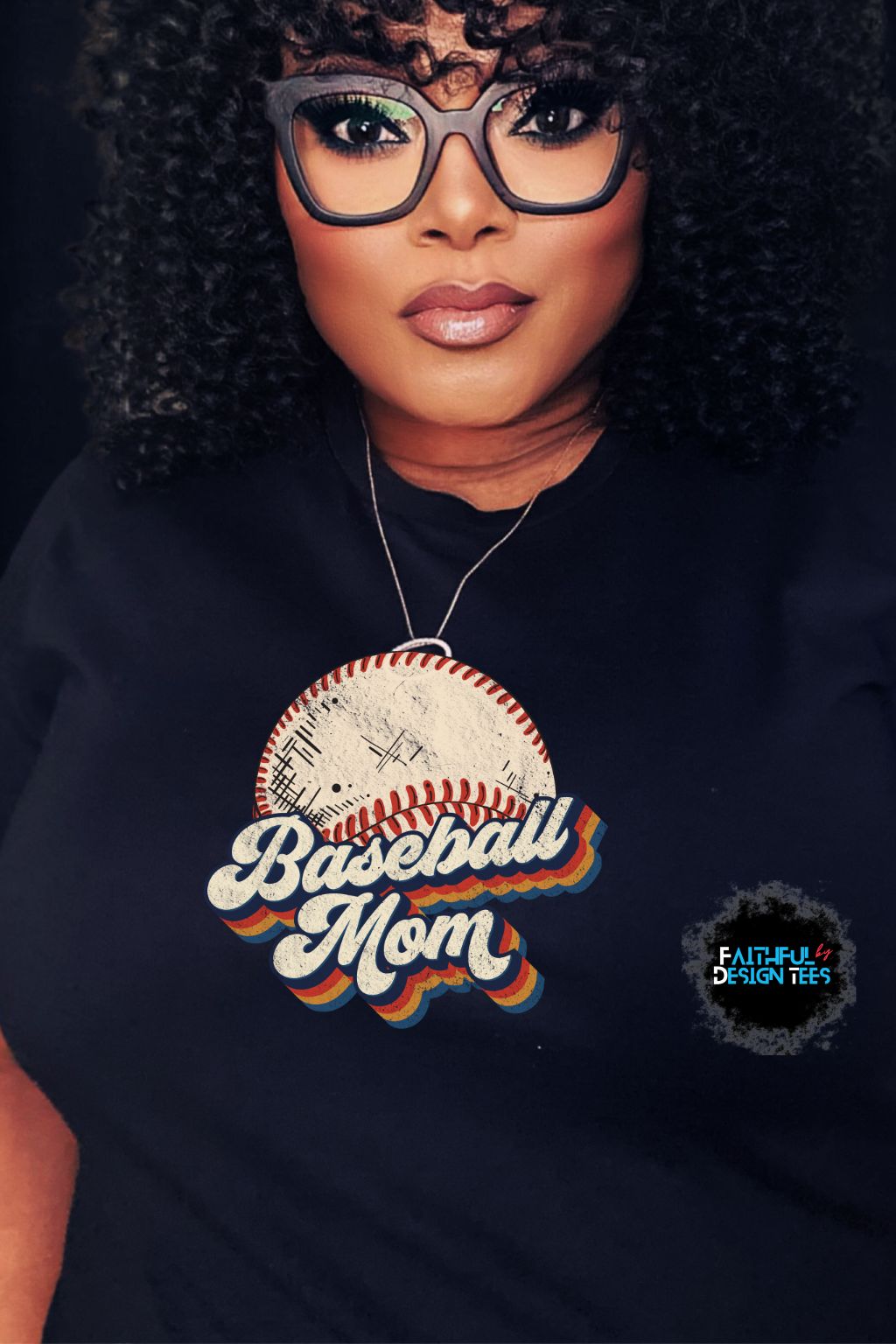 Retro Baseball Mom Tee