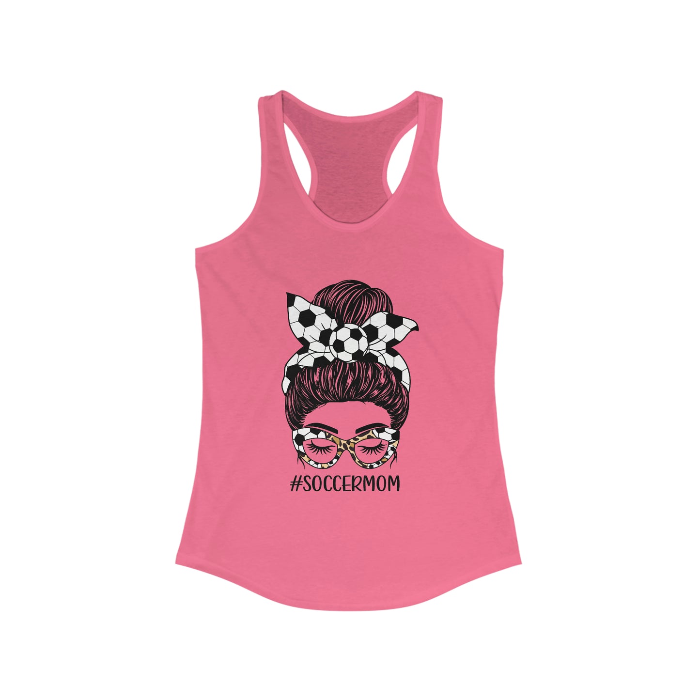 Soccer Mom Messy Bun Tank