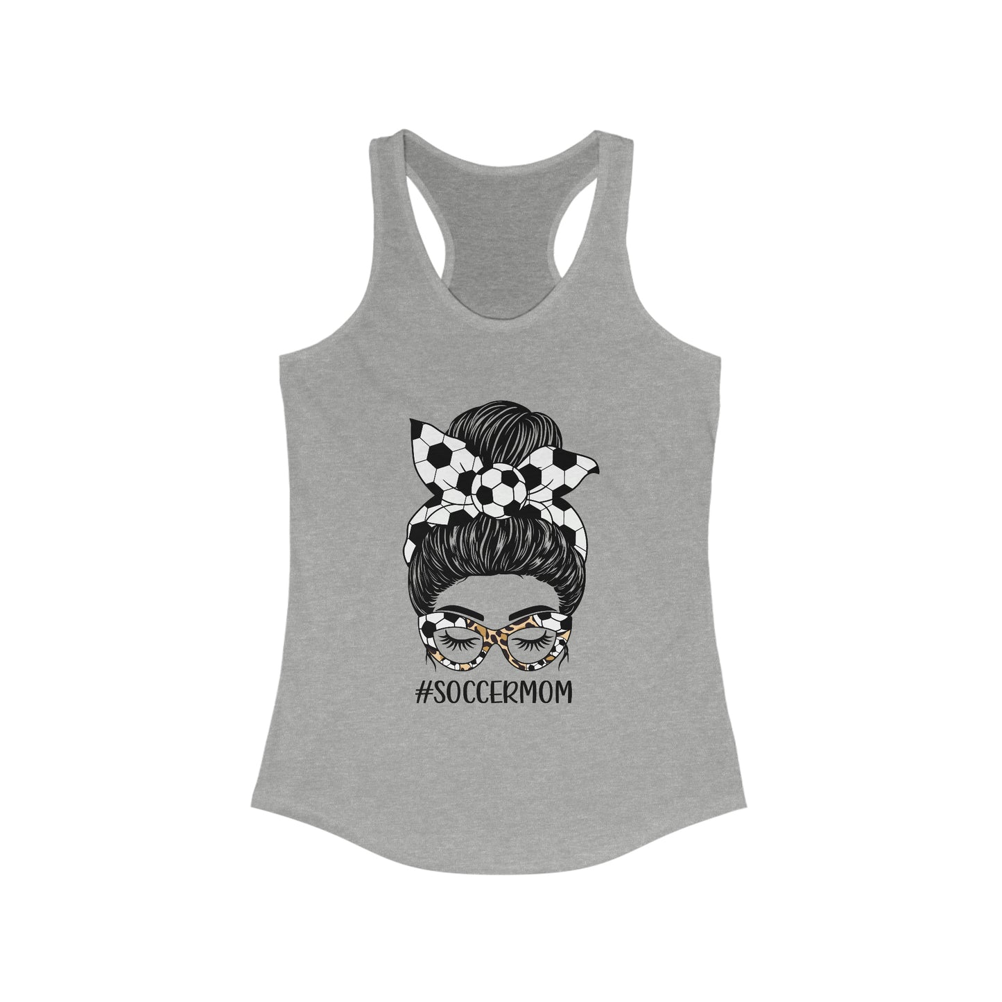 Soccer Mom Messy Bun Tank