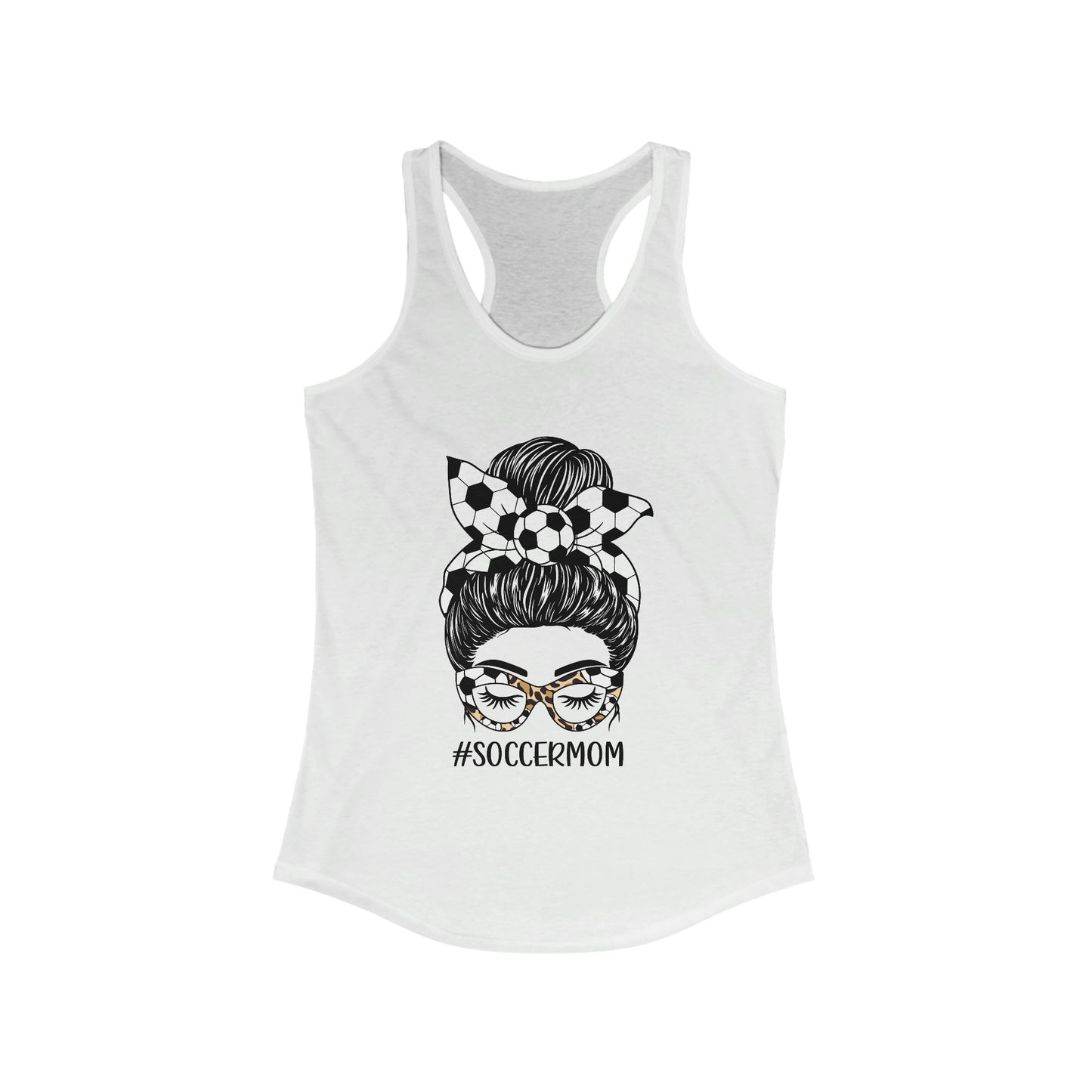 Soccer Mom Messy Bun Tank