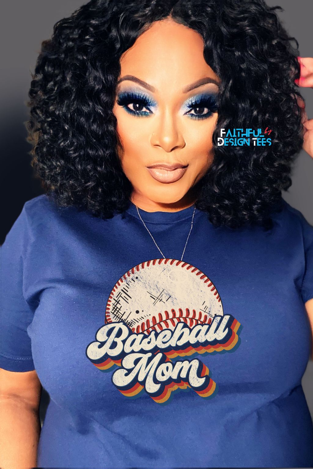 Retro Baseball Mom Tee