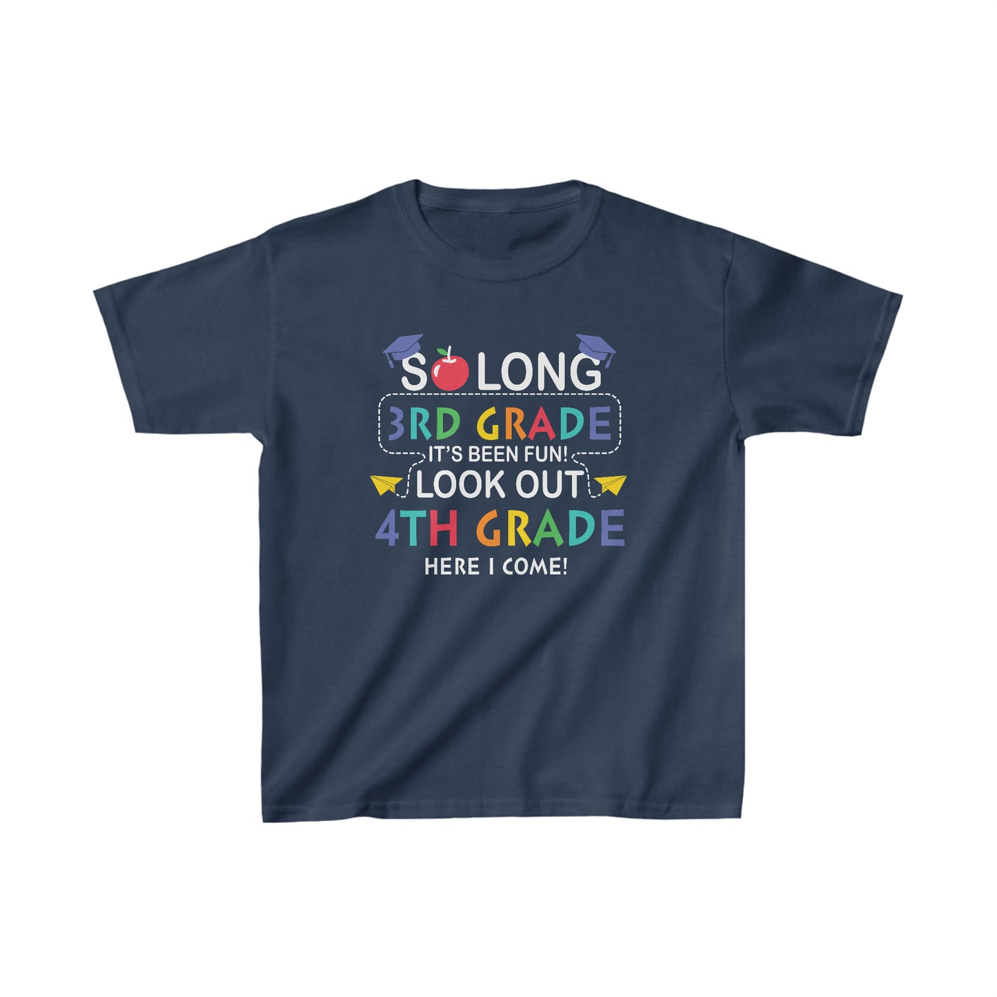 So Long 3rd Grade Look out 4th Grade Youth Shirt