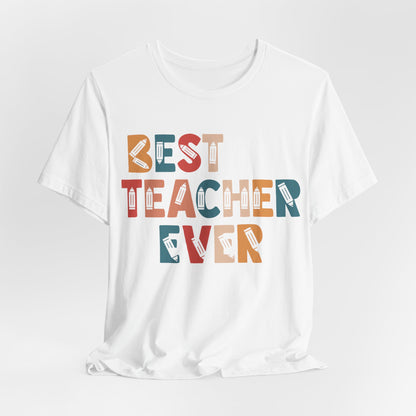 Retro Best Teacher Ever Tee