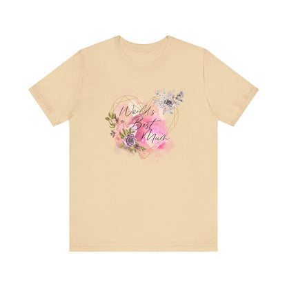 World's Best Mom Floral Shirt