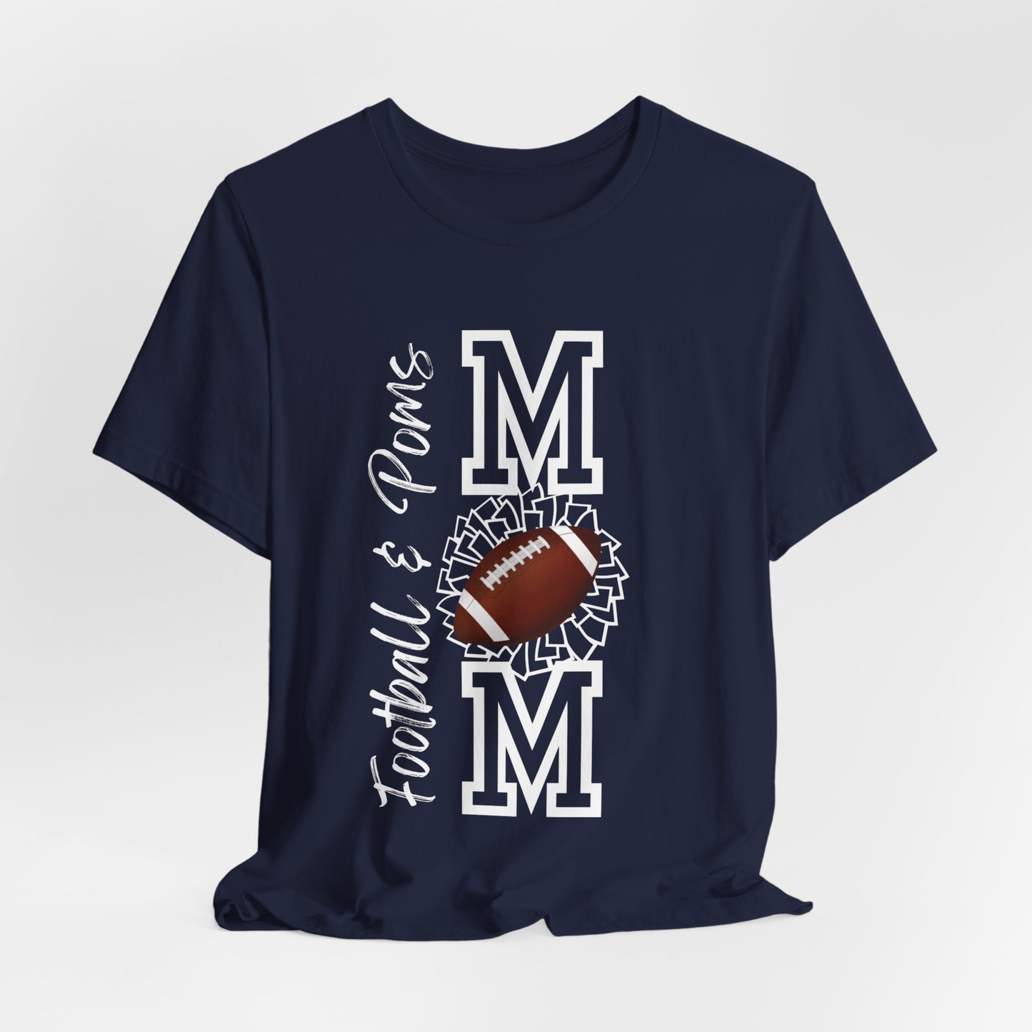 Football & Poms Mom Shirt