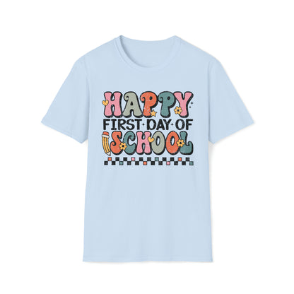 Retro Happy 1st Day of School Shirt