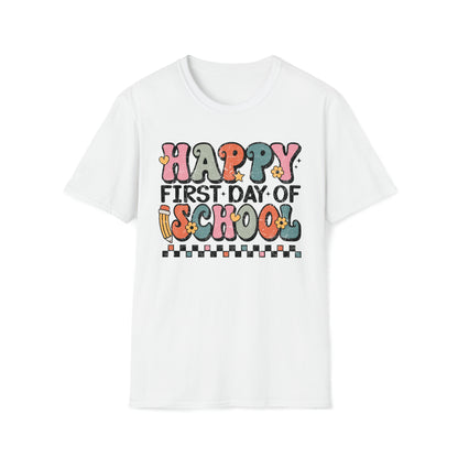 Retro Happy 1st Day of School Shirt