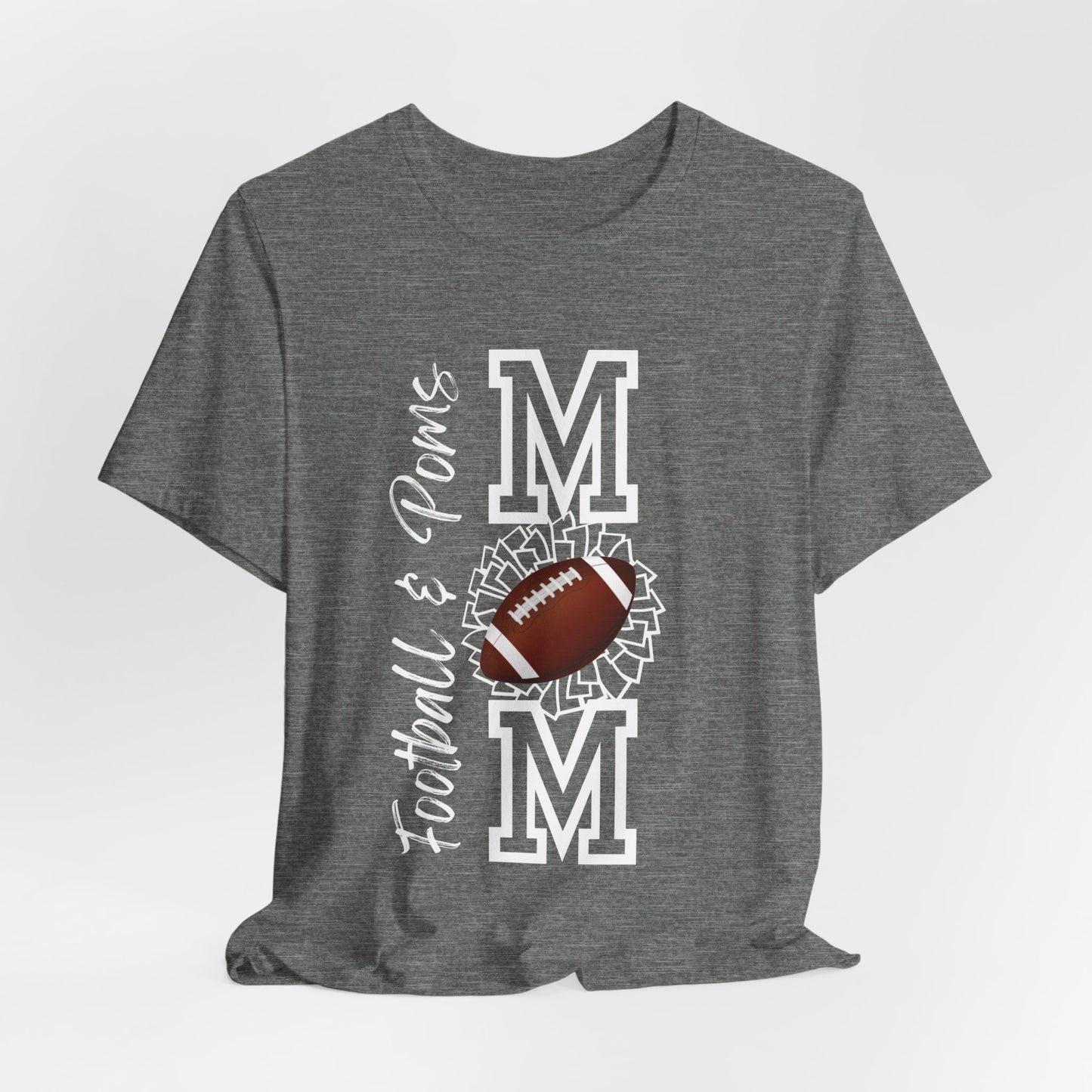 Football & Poms Mom Shirt