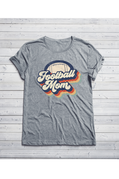 Retro Football Mom T-Shirt