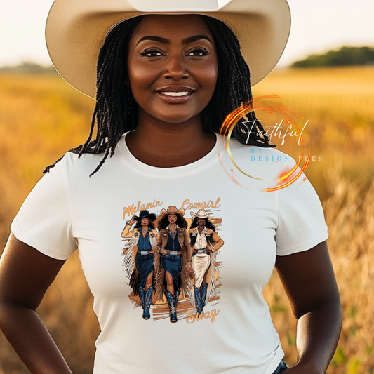 Melanin Cowgirl Shirt