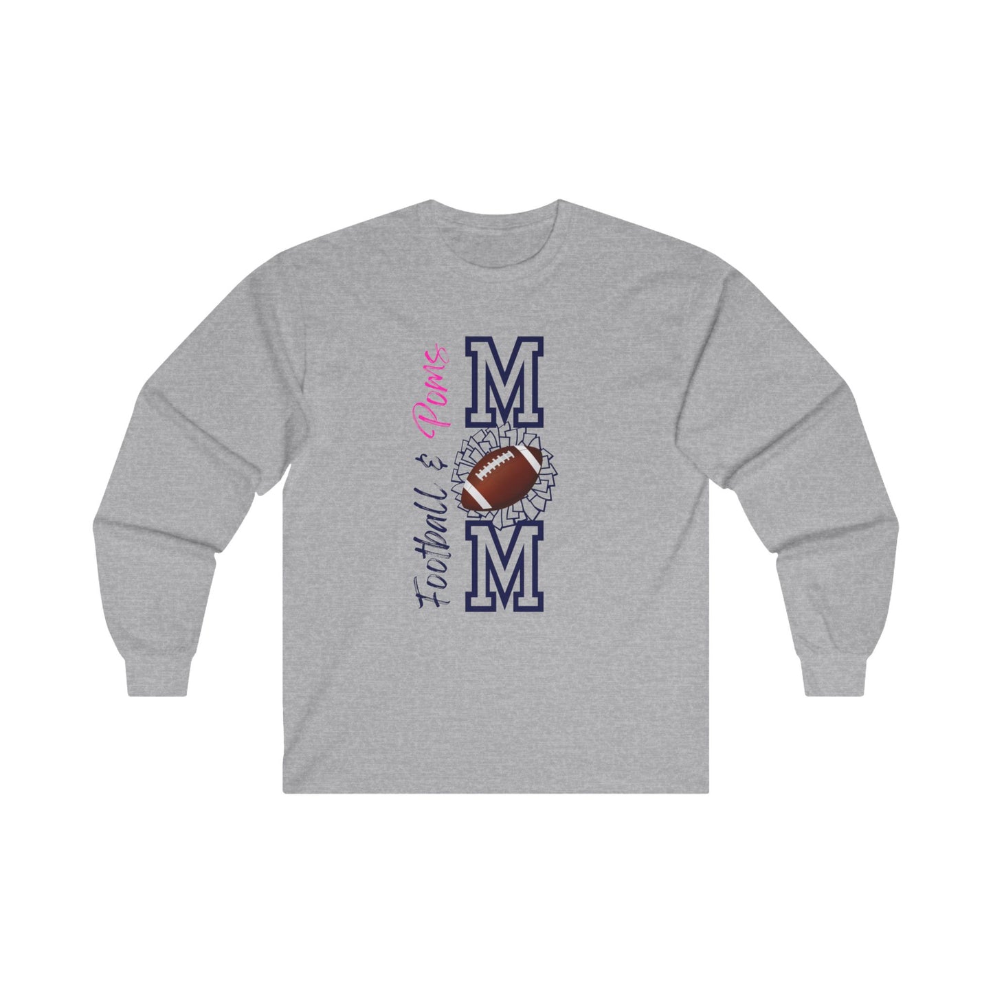 Football & Poms Unisex Ultra Cotton Long Sleeve Tee