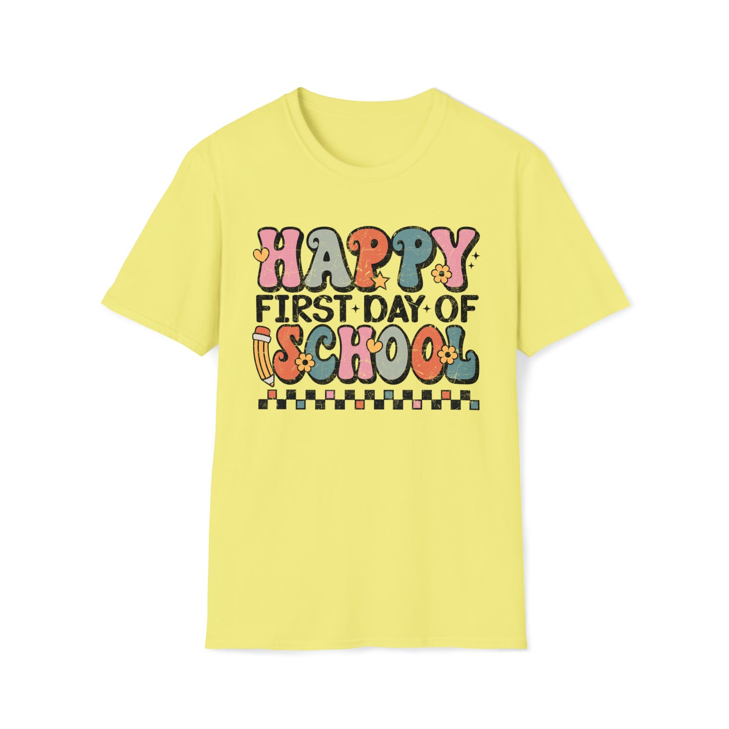 Retro Happy 1st Day of School Shirt