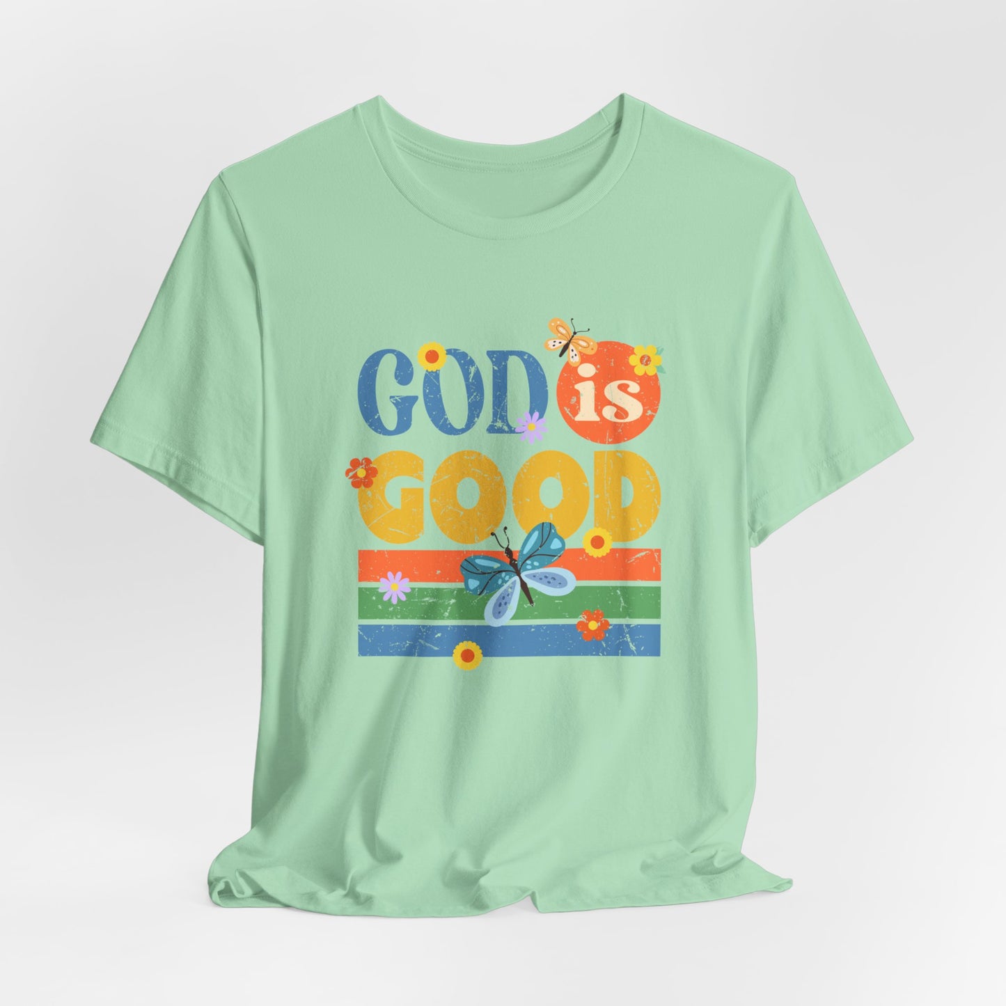 God is Good Retro Style Tee