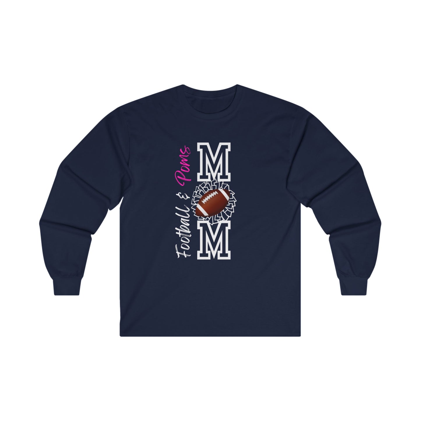 Football & Poms Unisex Ultra Cotton Long Sleeve Tee