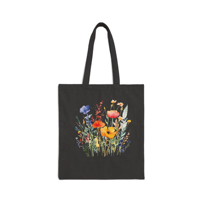 Floral Print Tote Bag