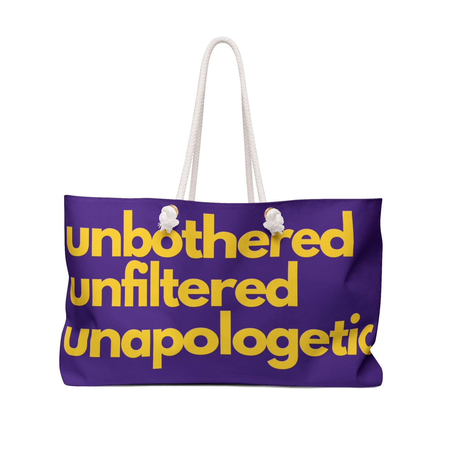 Unbothered Weekender Bag