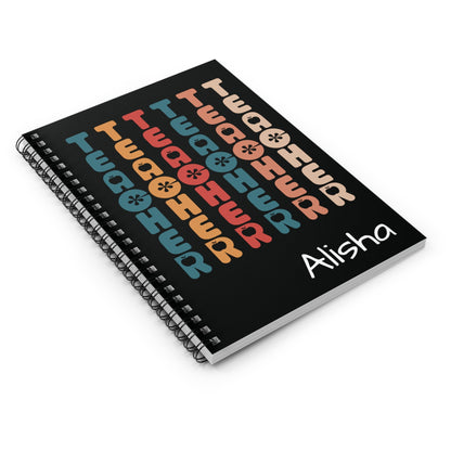 Retro Teacher Spiral Notebook