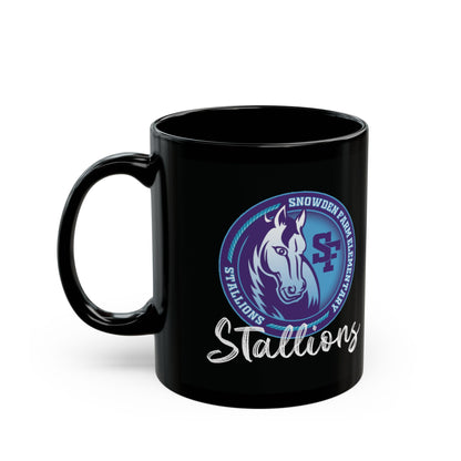 SFES | Personalized Stallions Black Mug (11oz or 15oz)