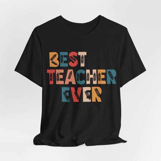 Retro Best Teacher Ever Tee