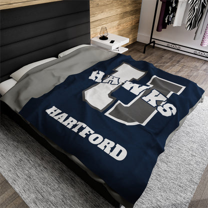 U Hawks Velveteen Plush Blanket