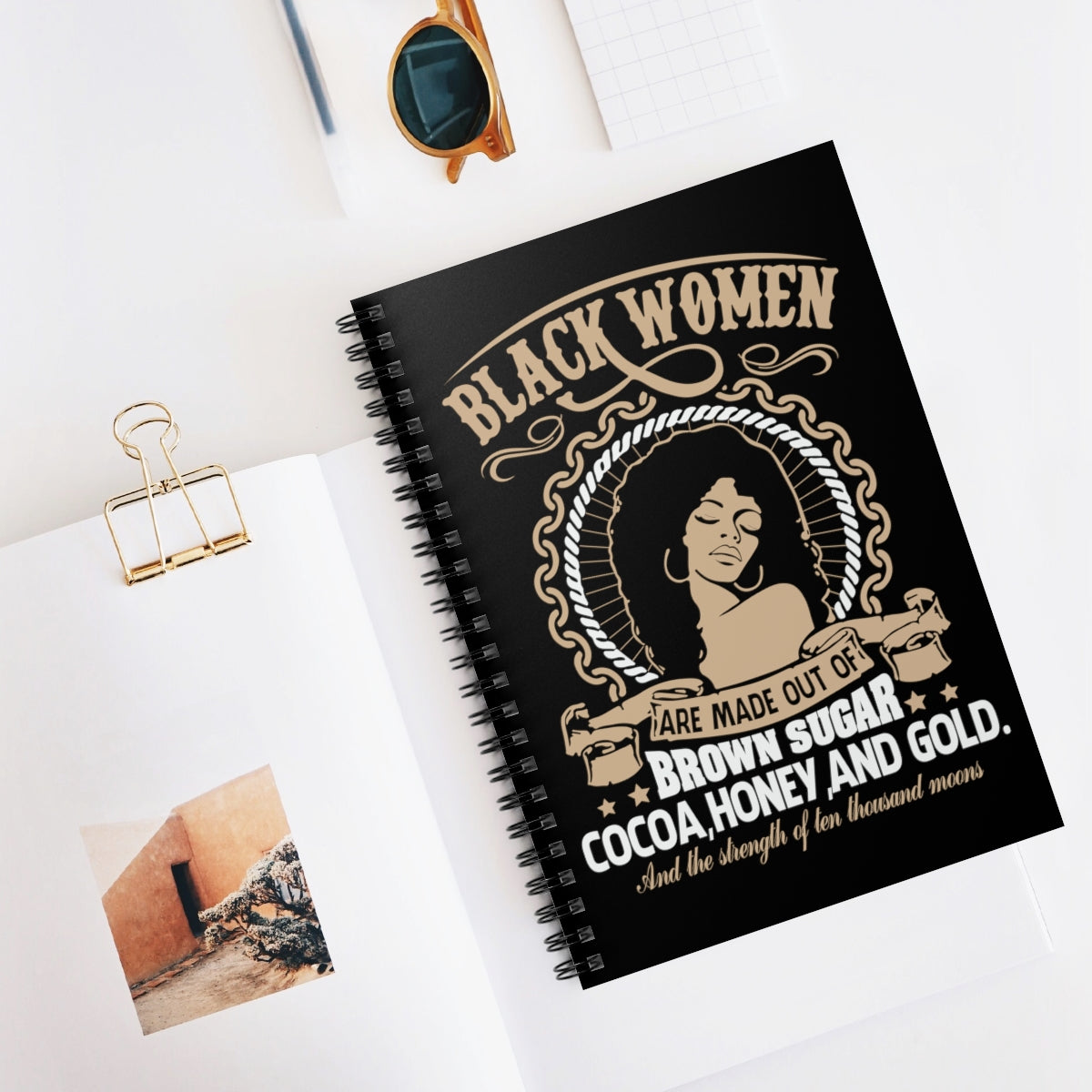 Black Women Brown Sugar Notebook