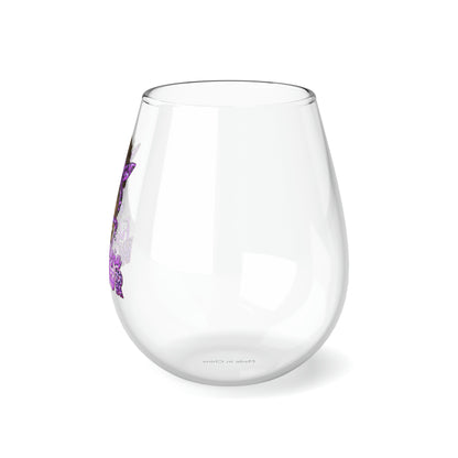 Fibro Warrior Stemless Wine Glass
