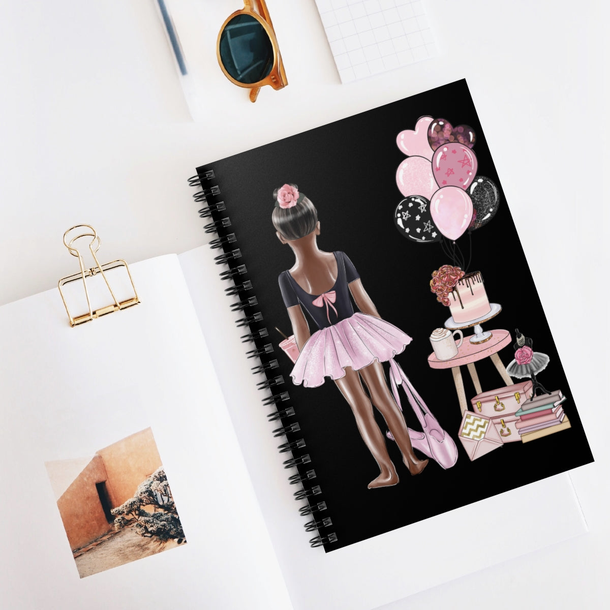 Black Ballerina Notebook