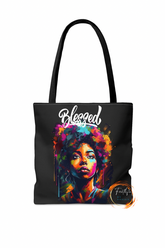 Blessed Black Woman Tote Bag