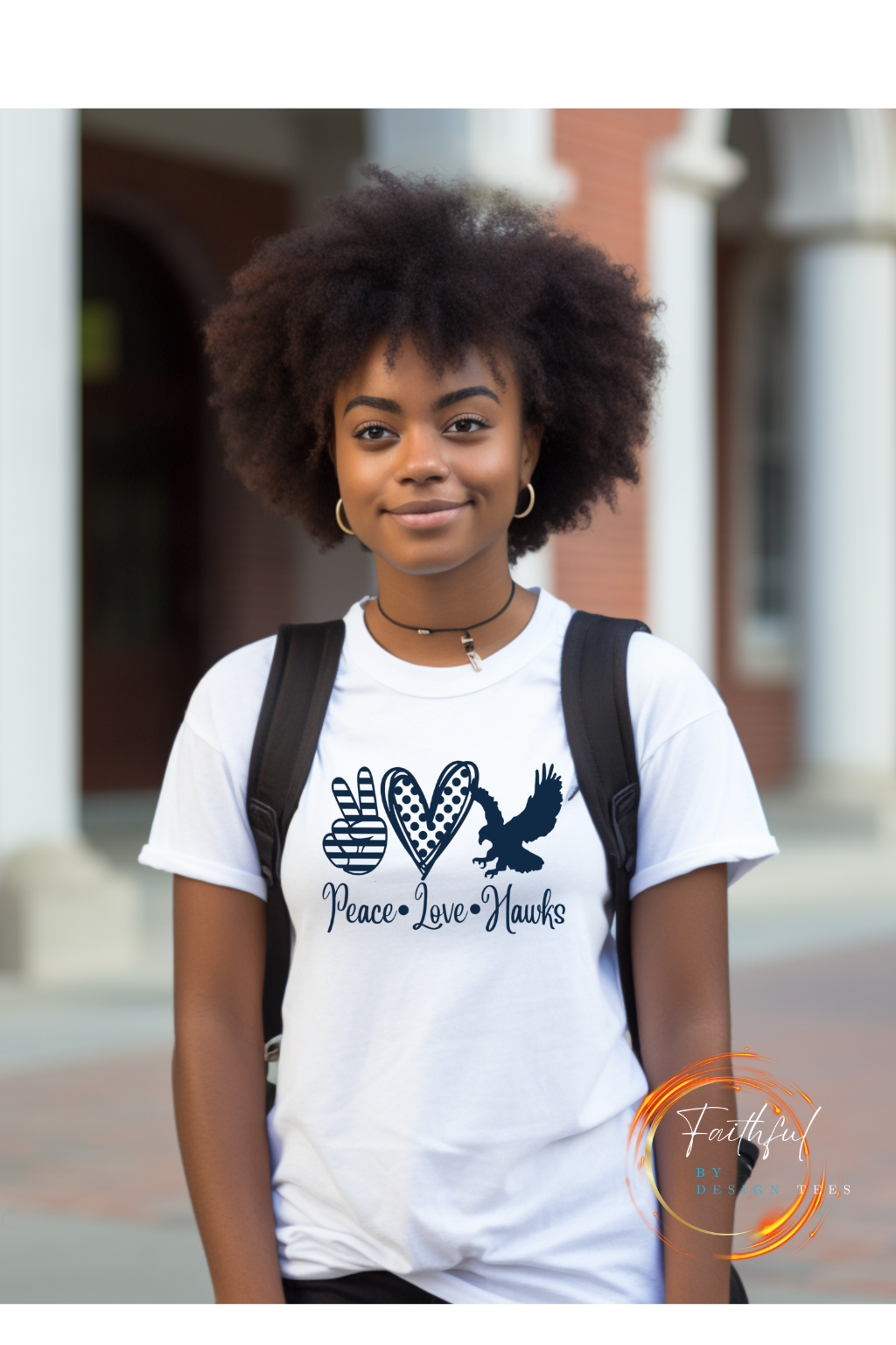 Peace Love Hawks T-Shirt (Youth & Adult)