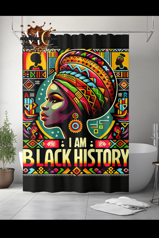 I am Black History Shower Curtain