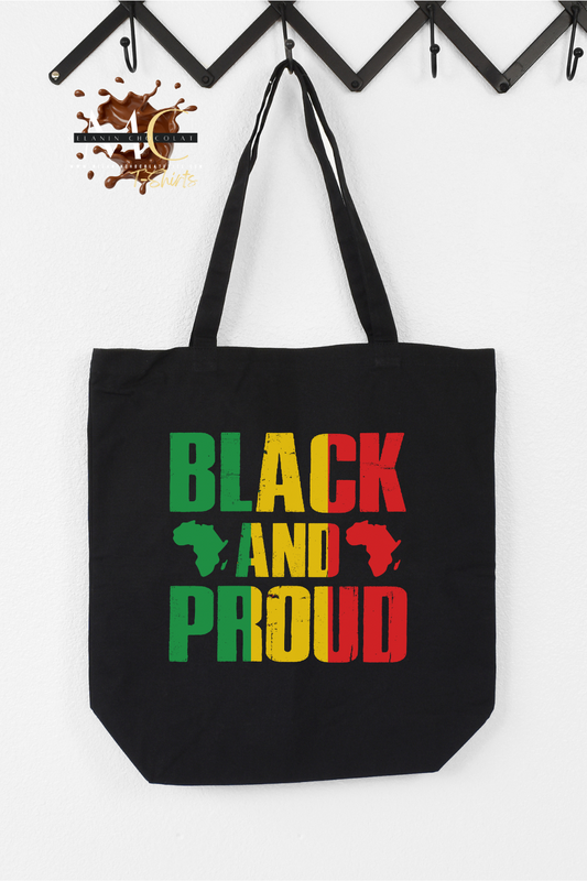 Black and Proud Tote Bag