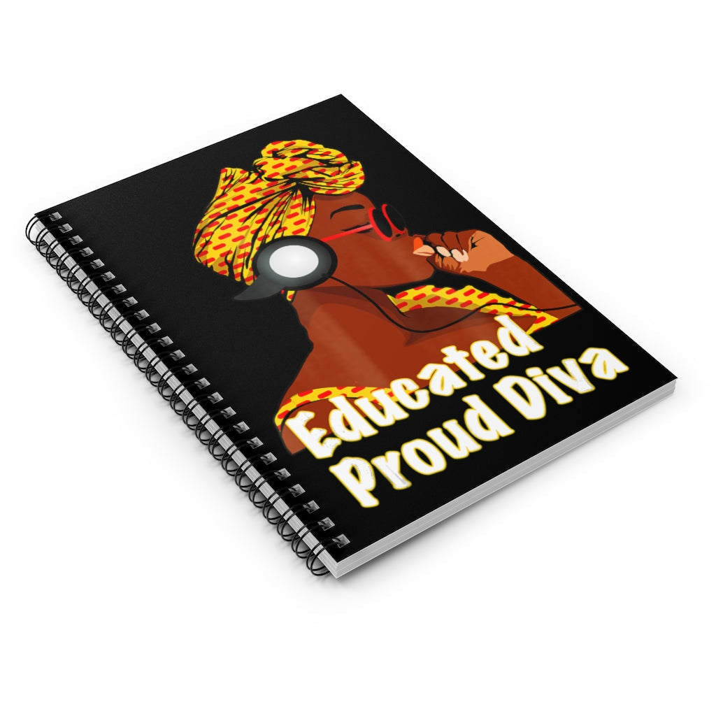 Educated Proud Diva Notebook