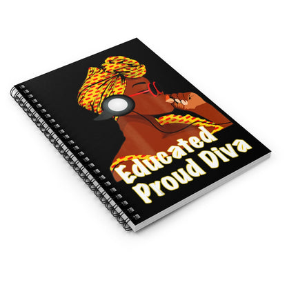 Educated Proud Diva Notebook