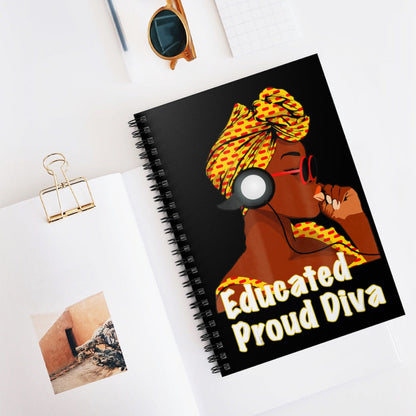 Educated Proud Diva Notebook