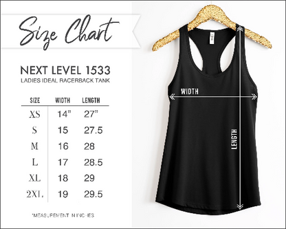 Hawks Women's Ideal Racerback Tank (Next Level)