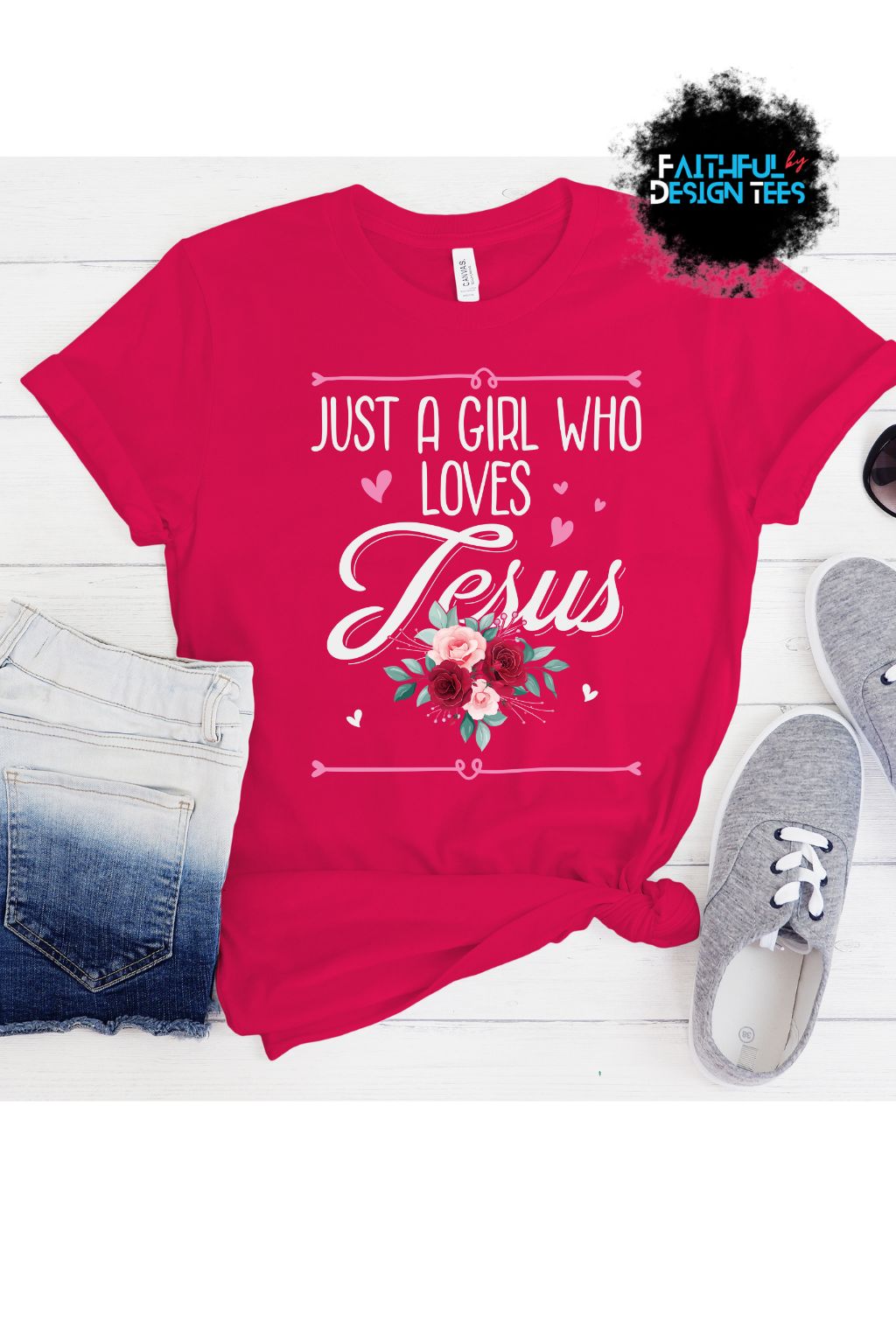 Just a Girl Who Loves Jesus Tee