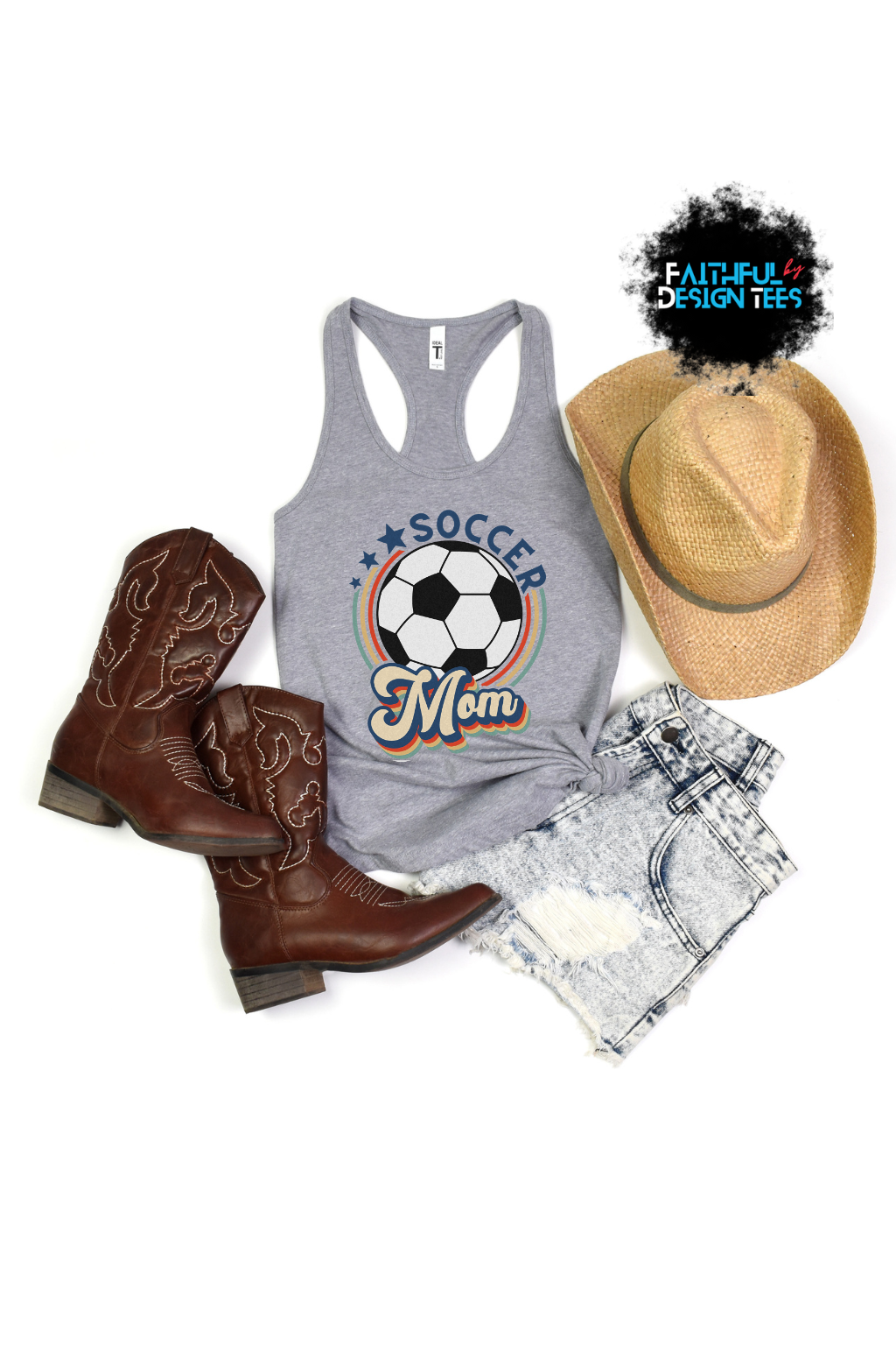 Retro Soccer Mom Tank