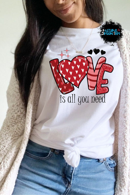 Retro Love is All You Need Tee