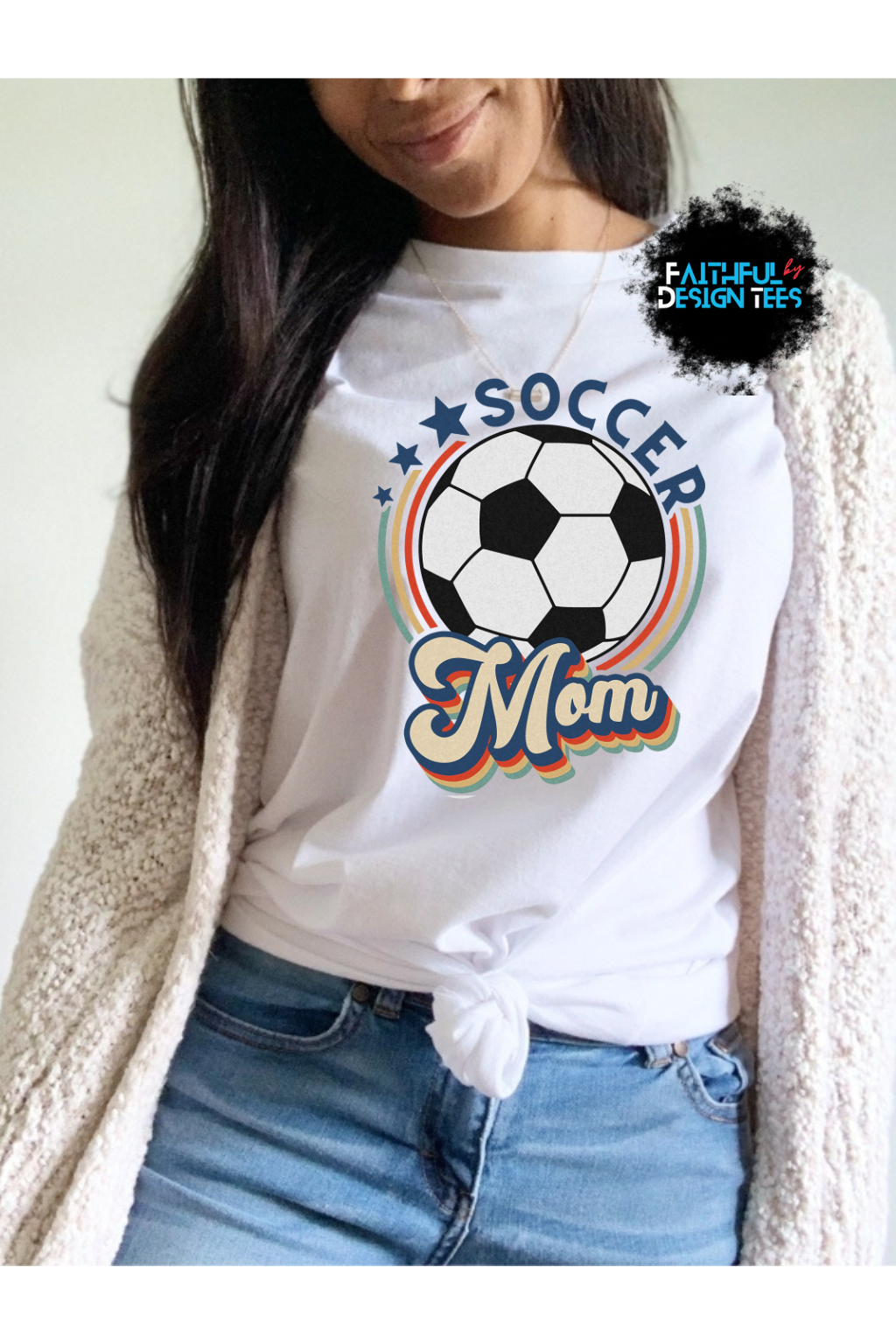 Retro Soccer Mom Tee