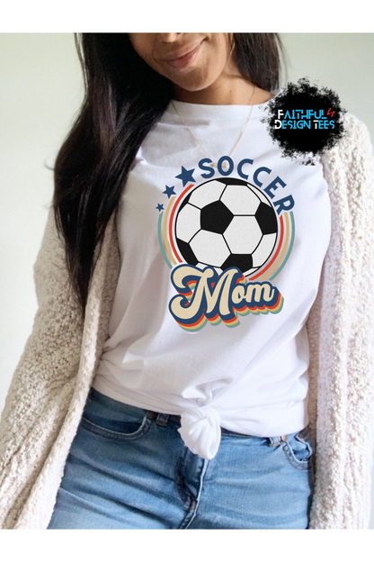 Retro Soccer Mom Tee