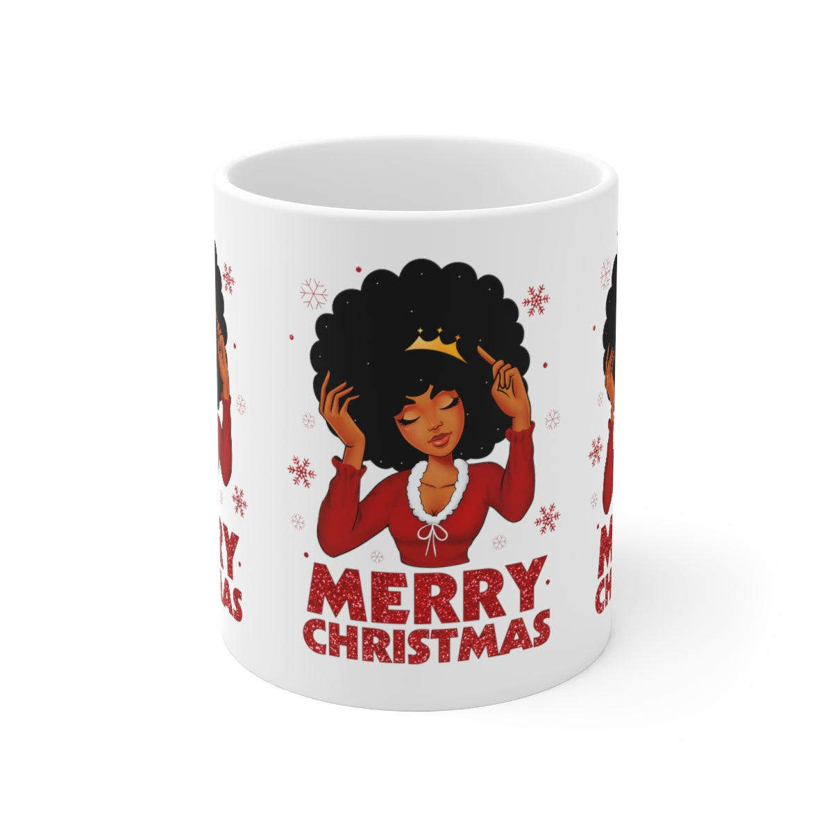 Melanin Merry Christmas 11oz. Mug