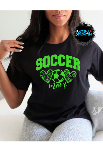 Soccer Mom Heart Tee