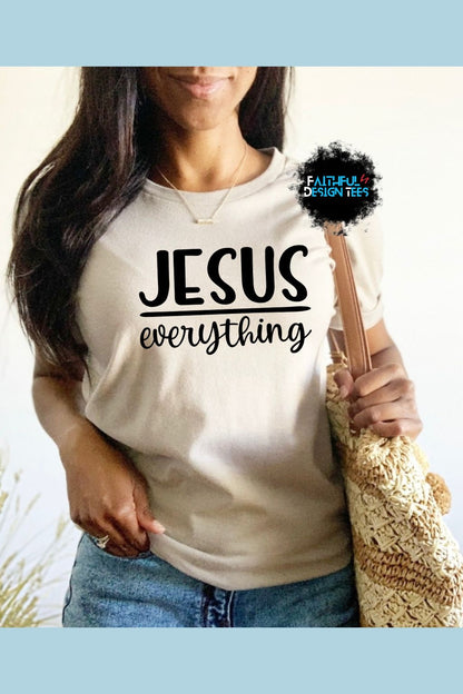 Retro Jesus Over Everything Shirt