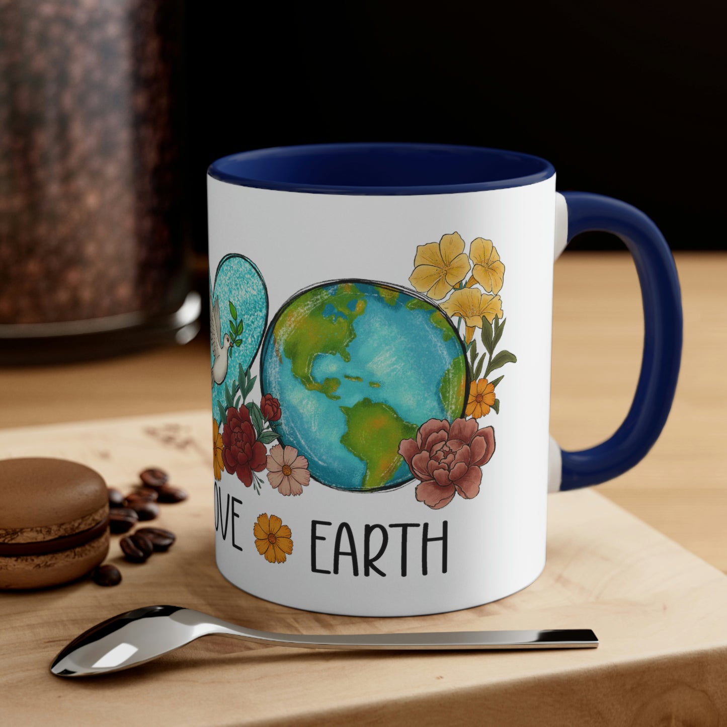 Peace Love Earth Vintage Mug (11oz.)