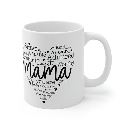 Mama Heart Mug (11oz.)